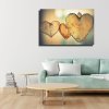 Πίνακας - Τυπωμένος σε καμβά - Ξύλινες Καρδιές