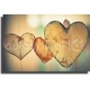 Πίνακας - Τυπωμένος σε καμβά - Ξύλινες Καρδιές