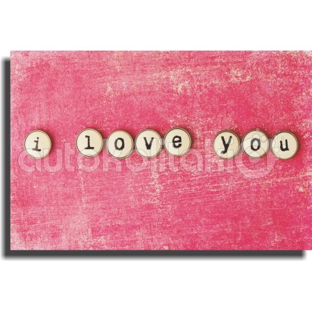 Πίνακας - I love you Πίνακας - I love you
