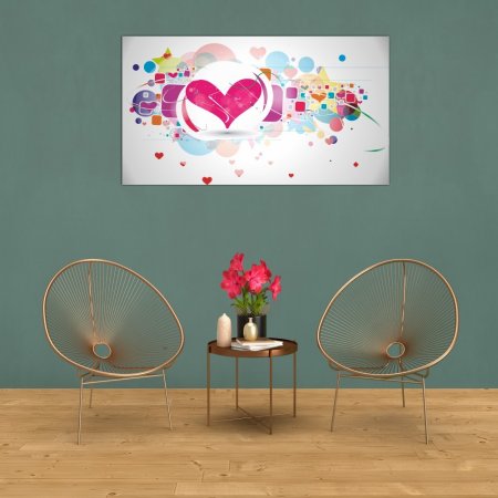 Πίνακας - Ζωηρές καρδιές