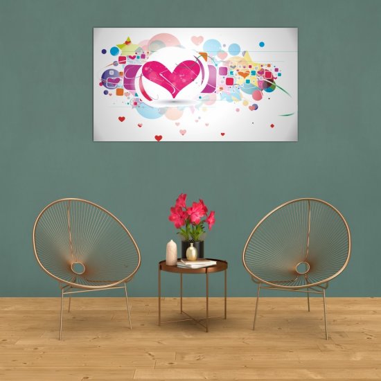 Πίνακας - Ζωηρές καρδιές