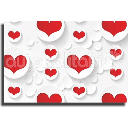 Πίνακας - Καρδιές σε κύκλους Πίνακας - Καρδιές σε κύκλους