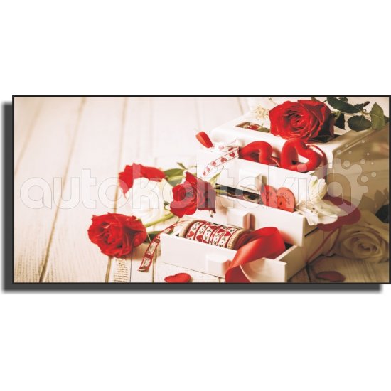 Πίνακας - Καρδιά σε βότσαλα