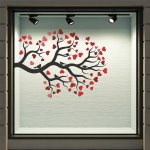 Αυτοκόλλητο Αγίου Βαλεντίνου - Κλαδιά αγάπης