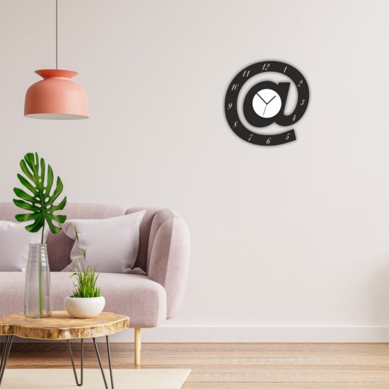 Ρολόι τοίχου - Σύμβολο e-mail Ρολόι τοίχου - Σύμβολο e-mail