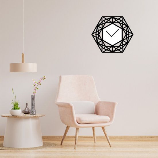 Wall Clock - Abstract 2 plexi glass 40cm x 35cm