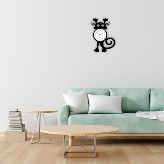 Ρολόι τοίχου - Γατούλα Ρολόι τοίχου - Γατούλα