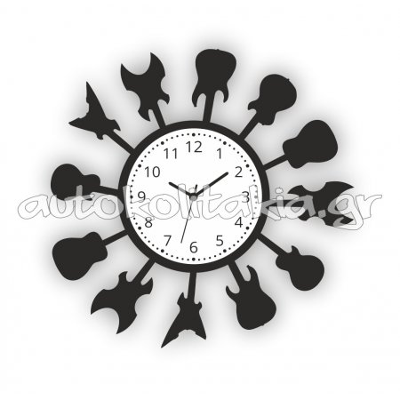 Ρολόι τοίχου - Κιθάρες