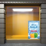 Αυτοκόλλητο χειμερινών εκπτώσεων - Χειμερινές Εκπτώσεις 4