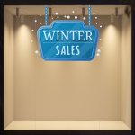 Αυτοκόλλητο χειμερινών εκπτώσεων - Χειμερινές Εκπτώσεις 5