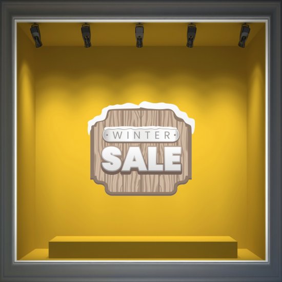 Αυτοκόλλητο χειμερινών εκπτώσεων - Χειμερινές Εκπτώσεις 8