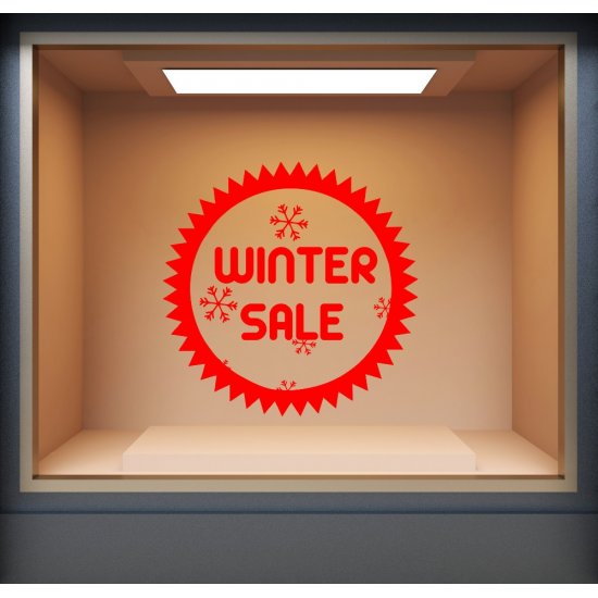 Shop Window Sticker - Winter Sales 12