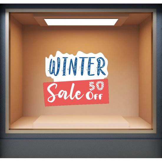 Shop Window Sticker - Winter Sales 13