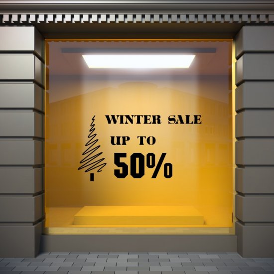 Shop Window Sticker - Winter Sales 16