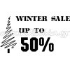 Shop Window Sticker - Winter Sales 16