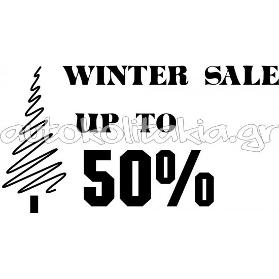 Shop Window Sticker - Winter Sales 16