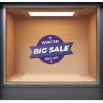 Shop Window Sticker - Winter Sales 20