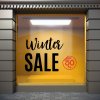 Shop Window Sticker - Winter Sales 25