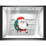 Shop Window Sticker - Santa Claus