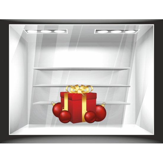 Αυτοκόλλητο βιτρίνας - Δώρο