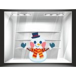 Window sticker - Snowman
