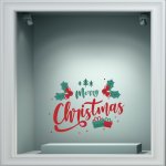Χριστουγεννιάτικο Αυτοκόλλητο - Merry Christmas