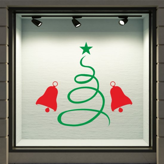 Χριστουγεννιάτικο Αυτοκόλλητο - Χριστουγεννιάτικο Δέντρο 2
