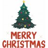 Χριστουγεννιάτικο Αυτοκόλλητο - Merry Christmas 02