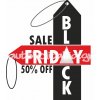 Αυτοκόλλητο Εκπτώσεων - Black Friday 112