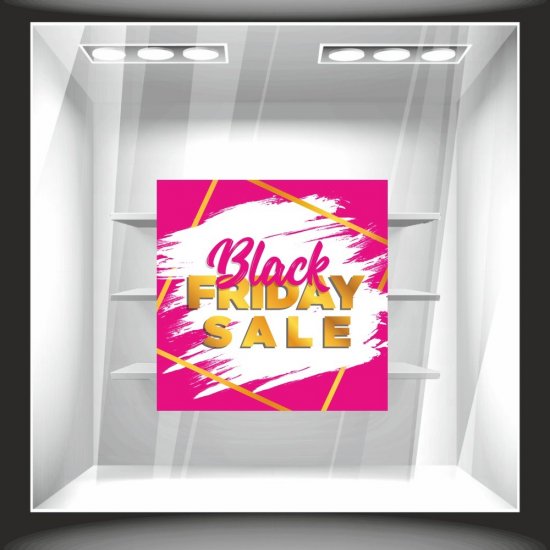 Αυτοκόλλητο Εκπτώσεων - Black Friday 86