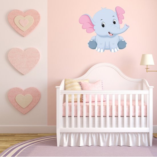 Αυτοκόλλητο Τοίχου Παιδικό - Ελεφαντάκι 4 Αυτοκόλλητο Τοίχου Παιδικό - Ελεφαντάκι 4