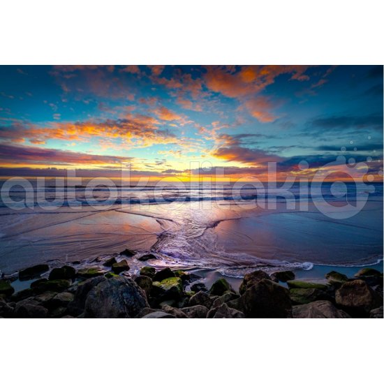 Πίνακας - Παραλία Σούρουπο