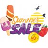 Αυτοκόλλητο εκπτώσεων - Summer sale 52