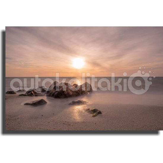 Πίνακας - Παραλία Ηλιοβασίλεμα Πίνακας - Παραλία Ηλιοβασίλεμα