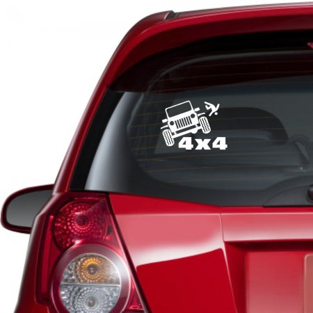 Αυτοκόλλητο αυτοκινήτου - 4x4