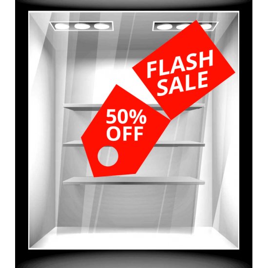 Αυτοκόλλητο Εκπτώσεων - Εκπτωτικό 84