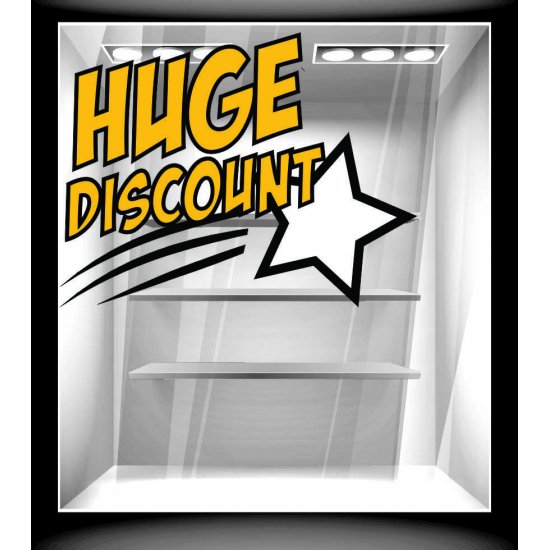 Αυτοκόλλητο Εκπτώσεων - Εκπτωτικό 97