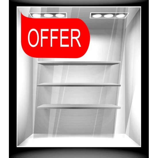 Αυτοκόλλητο Εκπτώσεων - Εκπτωτικό 100