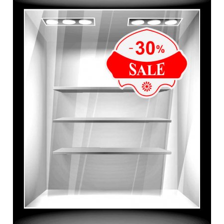 Αυτοκόλλητο Εκπτώσεων - Εκπτωτικό 90