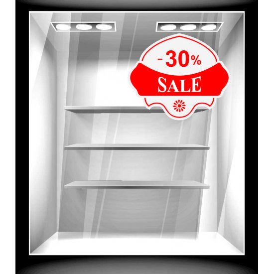 Αυτοκόλλητο Εκπτώσεων - Εκπτωτικό 90