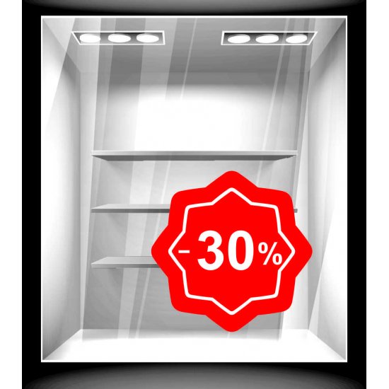 Αυτοκόλλητο Εκπτώσεων - Εκπτωτικό 92