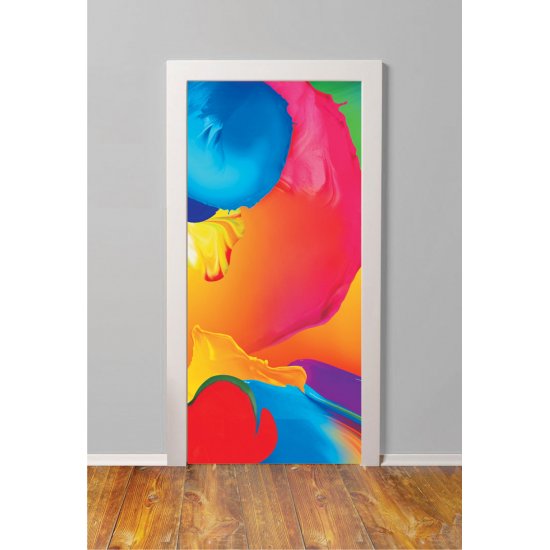 Αυτοκόλλητο πόρτας - Νεροχρώματα