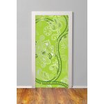 Αυτοκόλλητο πόρτας - Λουλούδια πόρτας