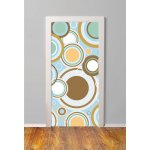 Αυτοκόλλητο πόρτας - Groove circles