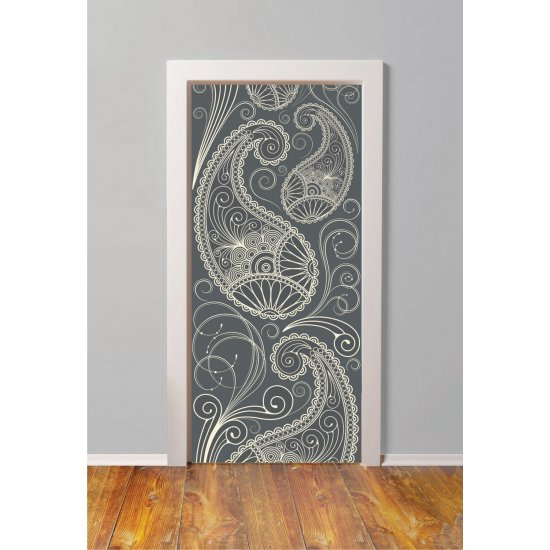 Αυτοκόλλητο πόρτας - Ρετρό σχέδιο Αυτοκόλλητο πόρτας - Ρετρό σχέδιο