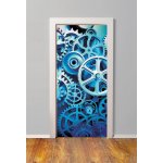 Αυτοκόλλητο πόρτας - Γρανάζια