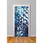 Αυτοκόλλητο πόρτας - Abstract shapes