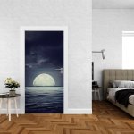 Αυτοκόλλητο πόρτας - Φεγγάρι 02