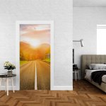 Αυτοκόλλητο πόρτας - Δρόμος 01