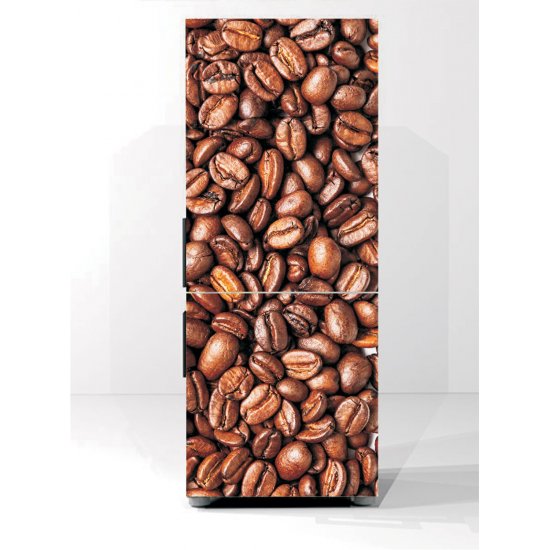 Αυτοκόλλητο ψυγείου - Κόκκοι καφέ